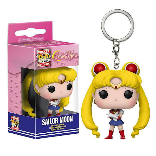 Sailor Moon nøglering Kanin Vand Is Måne Nøglering Vedhæng Nøglering Figur