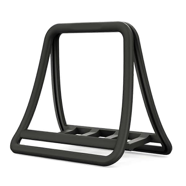 Justerbart Lodret Laptop Stativ - Notebook & Tablet Holder Lodret Opbevaringshylde Sort