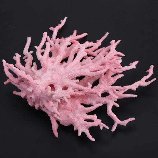 Kunstig akvariekoral dekoration plast fisketank plante dekoration akvarium landskab pink