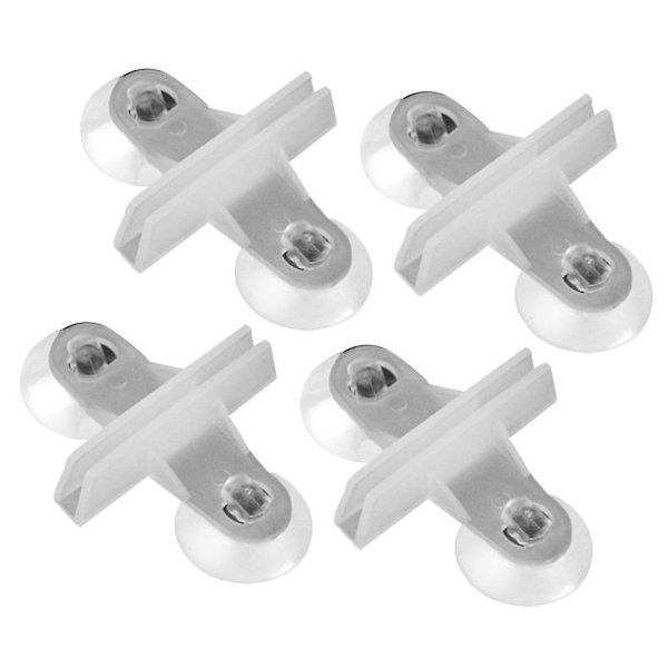 10 stk. akvarie akvarie glas isolerende isolerende fisketank glas isolerende klip partition klip isolerende sugekop klip sort+hvid