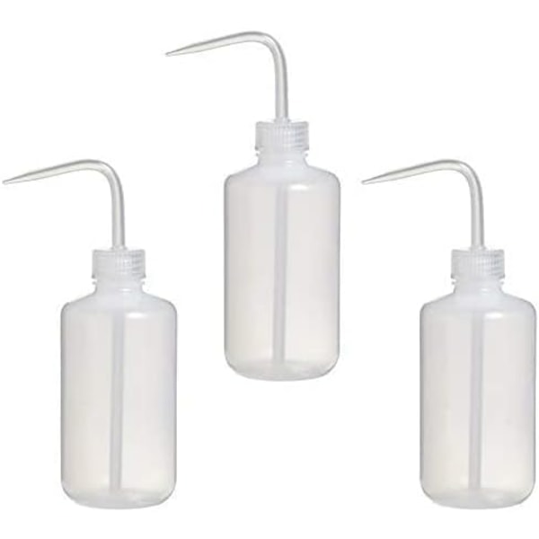 3 stk 250 ml vannkanne, sikkerhet Plastklem vanningsflaske Verktøy for kunstige planter Små potte innendørs planter, bøyd smal munnvann munn