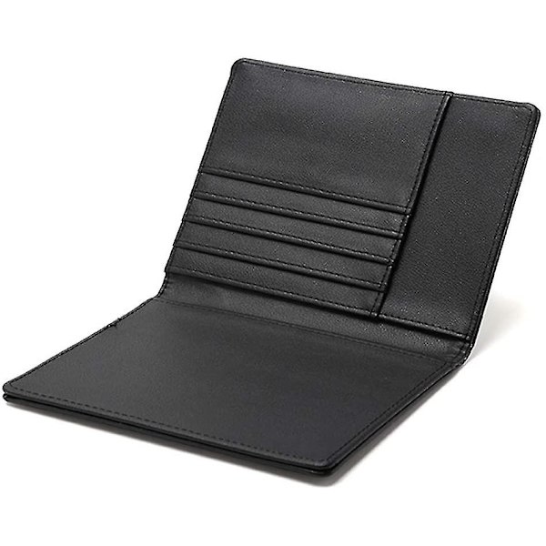 Passfodral i läder med RFID-skydd, resefodral, passfodral, passmapp