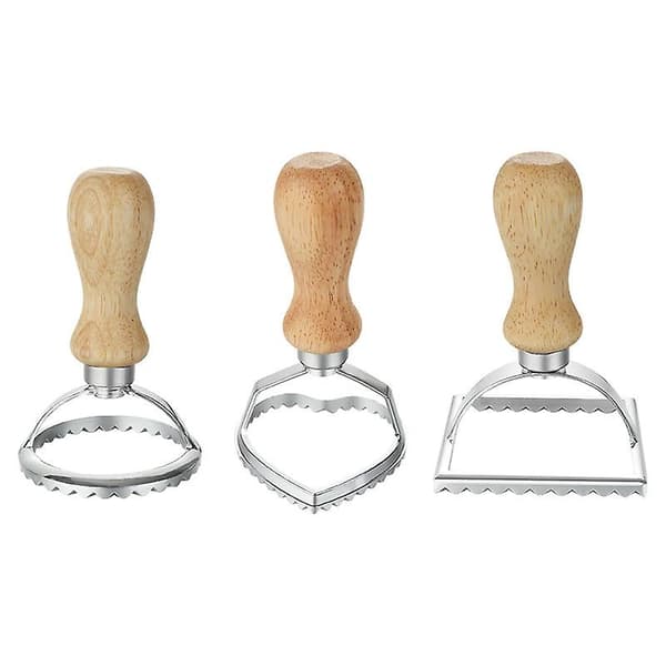 Dumpling Cookies Mold Cake Cutter Diy Edge Flower Press Biscuit Mould