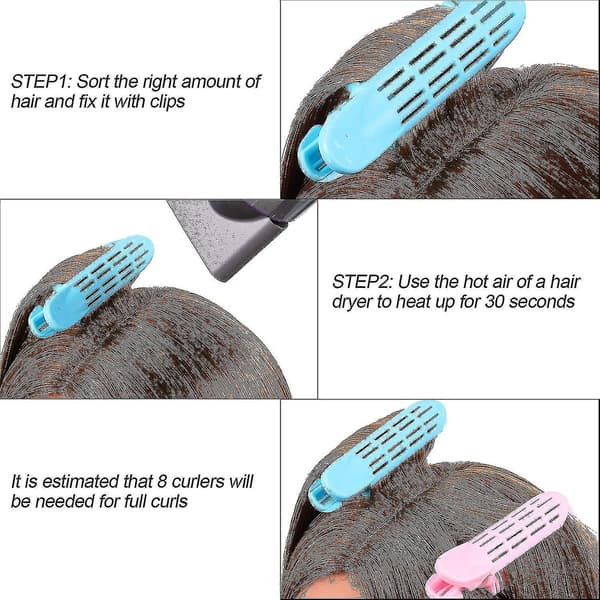 9 stk Volumizing hårrotklips Naturlig Fluffy hår Volumizer klips for kvinner jenter