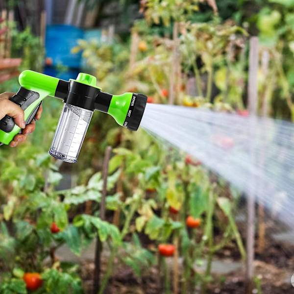 Sprøjtedyse til haveslange  Højtryks skumvasker Bilvandpistol Rengøringsværktøj til bilvask  Plantevanding  Kæledyrsshower