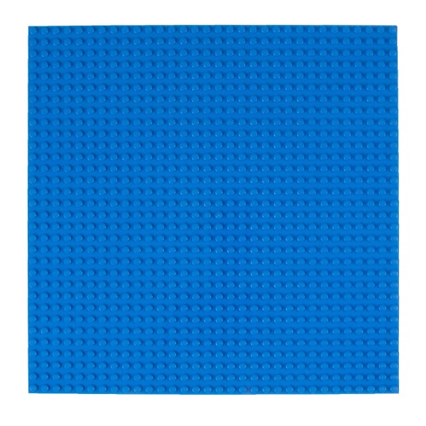 Klassiske Briks 10x10 tommer stable baseplader 2-pak, 100% kompatibel med alle større mærker af store mursten Dark Blue