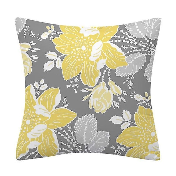 4 st Kuddfodral Örngott 45X45CM Dekorativa Kuddar Fodral Soffa Linne Prydnadskudde Bil Säng Heminredning