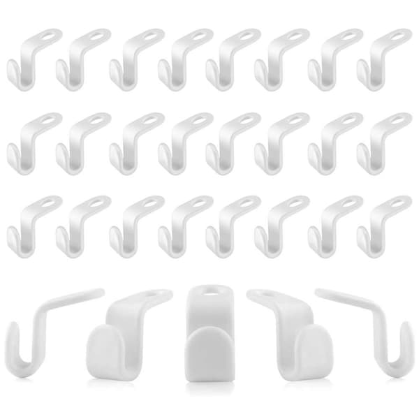 30 st klädhängare-anslutningskrokar Mini Cascading Stack för garderobsutrymme 30pcs