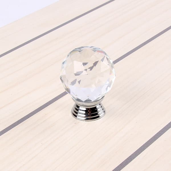 10 stk. Krystal Glas Kugle Håndtag Møbel Hardware Skuffe Håndtag 30mm