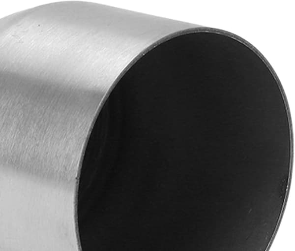 Adapter til udstødningsreduktion, 51mm til 76mm udstødningsreduktionsadapter reduktionsrør spejpoleret standardkonus rustfrit stål
