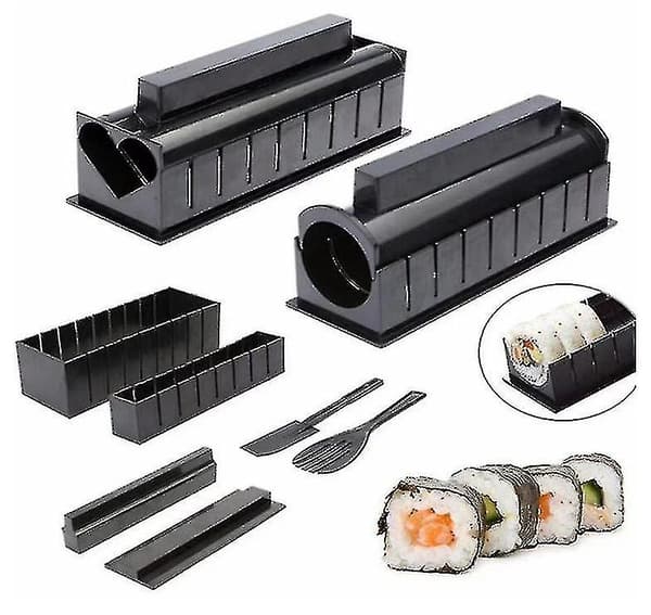 10-delt sushiform Sushi Maker Rolling Kit Sushi Maker Tool