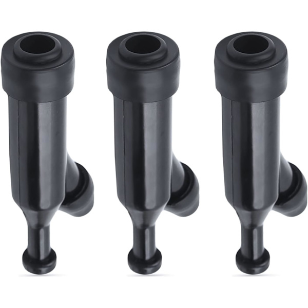 3-pack tändhattskontakter för Honda GX160 GX390 GX120 GX240 GX270 GX340, tändhattsmotstånd professionella reservdelar