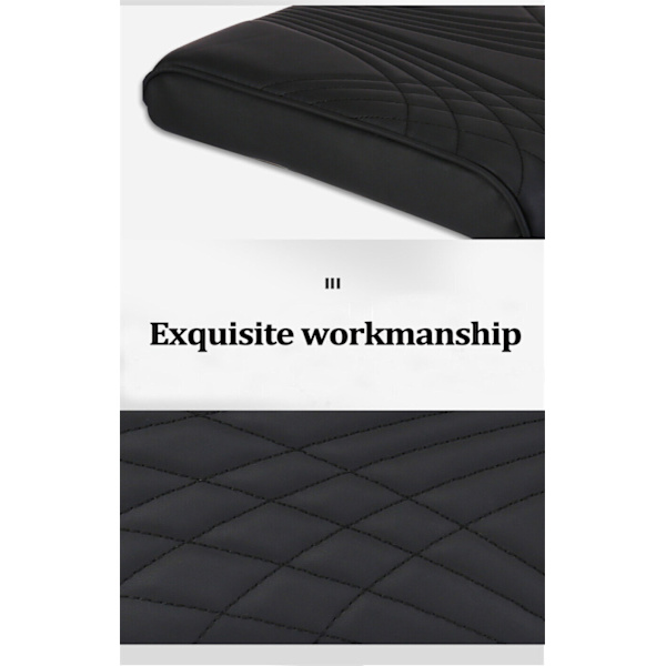 Bilarmrestkudde Center Console Box Cover Mat För Interiör Tillbehör PU Läder
