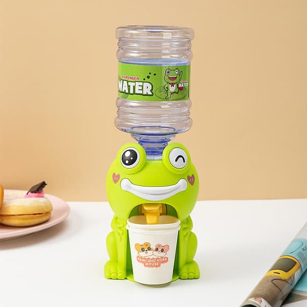Mini vanndispenser - Leken vanndispenser for barn frog