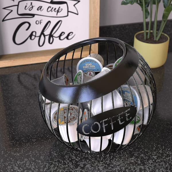Kaffe Kapselholder, Stor Kapacitet Organiser Til Alle Kaffe Kapsler, Kaffe Pod Kurv Til Disk Kaffe Bar
