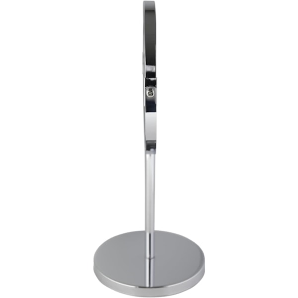 17 cm, Silver-Double-Sided Standing Cosmetic Mirror, Round Makeup Mirror 1x and 3X Magnification, Swivel Shaving Mirror, Approx.
