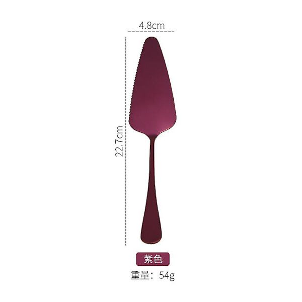 Kakspade Kakspade Rostfritt Stål, Kakspade Kökshjälp Purple
