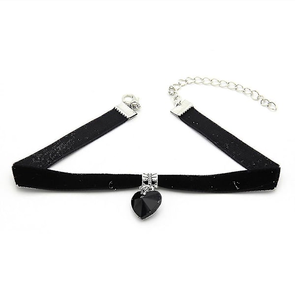 12-osainen choker-kaulakorusarja, venyvä klassinen goottilainen choker