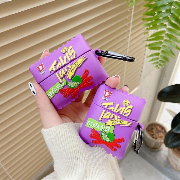 Yhteensopiva Airpod Case 1/2/ Pro Takis Perunalastujen kanssa Cute Kawaii Cartoon 3D Silikoni Cover Suojakuori Airpod Case AirPods Pro