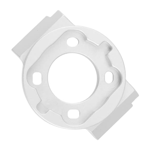 2 stk. Metal C Hub Carrier Caster Block C Sæde til 4WD Solid Aksel RC Bil Opgraderingsdele, Sølv