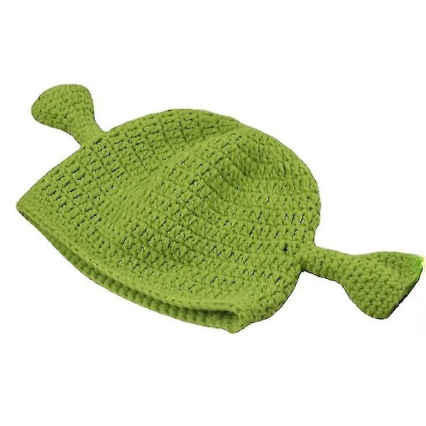 Talvihirviö Shrek Sama Pusero Hattu Luova Hauska Neulehattu Käsinkudottu Hattu Tide Miehet Ja Naiset