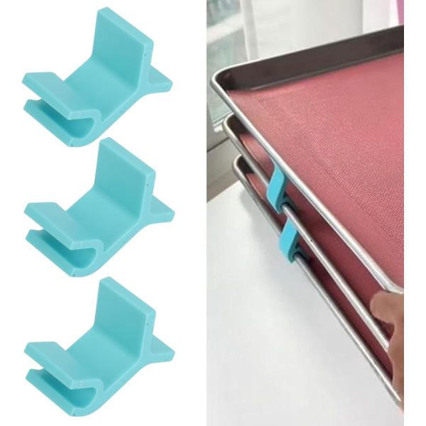 Bagepladestabler, Kagepladestabelclips 12pcs