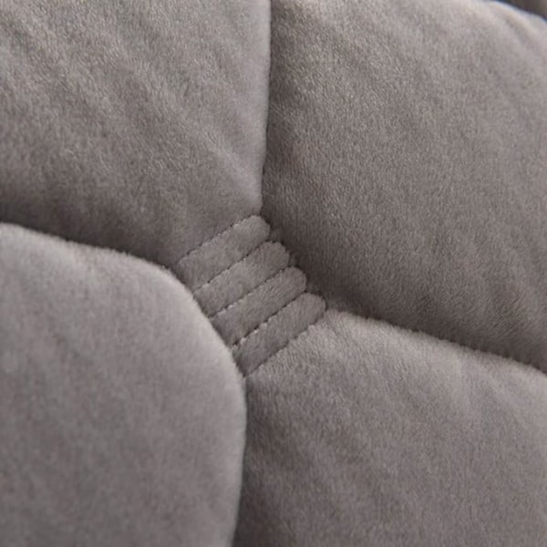 Tjockt vadderat cover Supermjukt och bekvämt kort plysch sänggavel cover för queen size-säng Tvättbar anti-smutsig sänggavel Skydd grå
