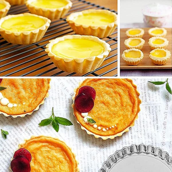 50 st äggformar, återanvändbara, köksbakningsverktyg, puddingform, bakform för kakor