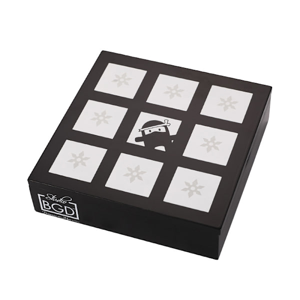 Lasten opettavainen pöytäpelilelu OX puinen tic-tac-toe-lauta