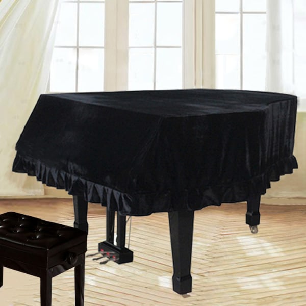 Grand piano-trekk med støvmatte 62,9 x 59,8 x 20,48 tommer 16