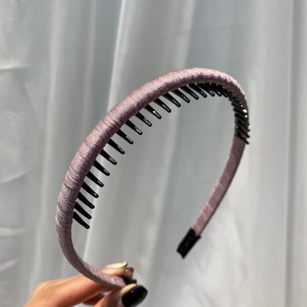 Tandkam Hårband Hårbåge Hårband För Kvinnor Flickor Purple