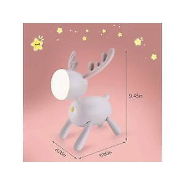 Animal Night Light Usb Rechargeable, Nursery Night Light For Kidswhite