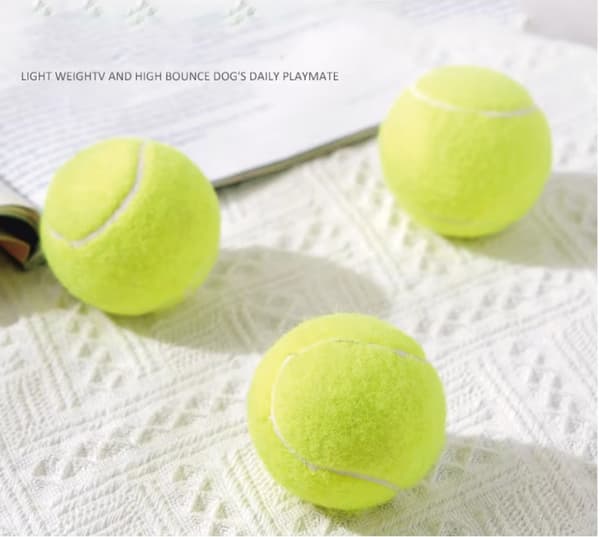 3 stk hundetennisball (6 cm)