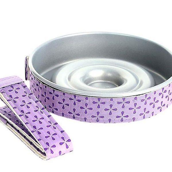 2 st bakningsuniform remsa bakform skydd rem anti-deformation kakform remsa bälte bakverktyg bakform tillbehör (80x3,7 cm)