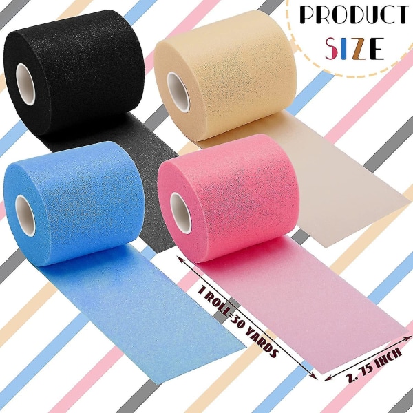 8 ruller skumunderlagstape, atletisk skumtape, sportspre-wrap, pustende