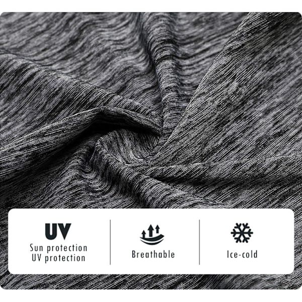Svart multifunktionell halsduk mask halsduk unisex halsduk UV-skydd andningsbar ultra-mjuk elastisk halsduk bandana balaclava för cykling