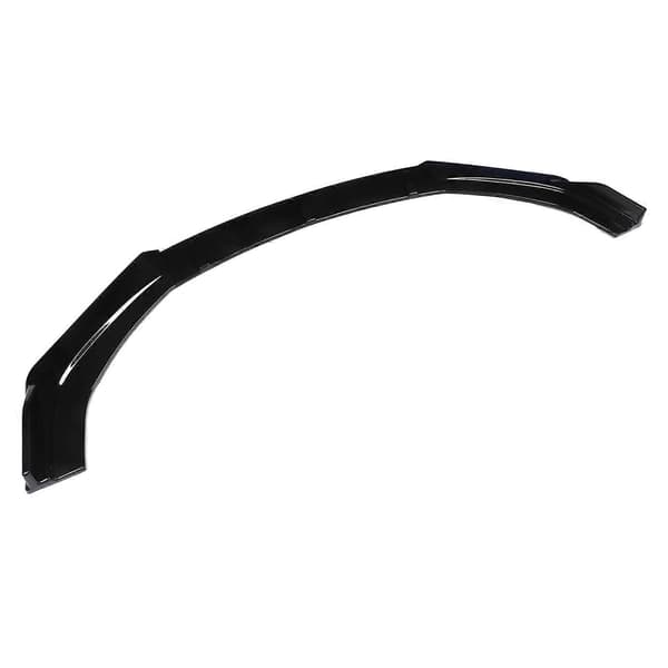 3st Front Bumper Lip Splitter Kit Glans Svart Hög Tålighet Universal Frontspoiler Body Kit