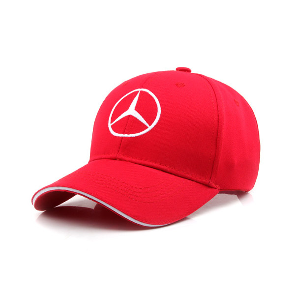 Benz original baseballkeps, unisex, röd