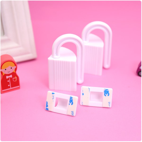 5pcs baby anti-pinch door hinge door stop padlock child safety door clip rotating door lock