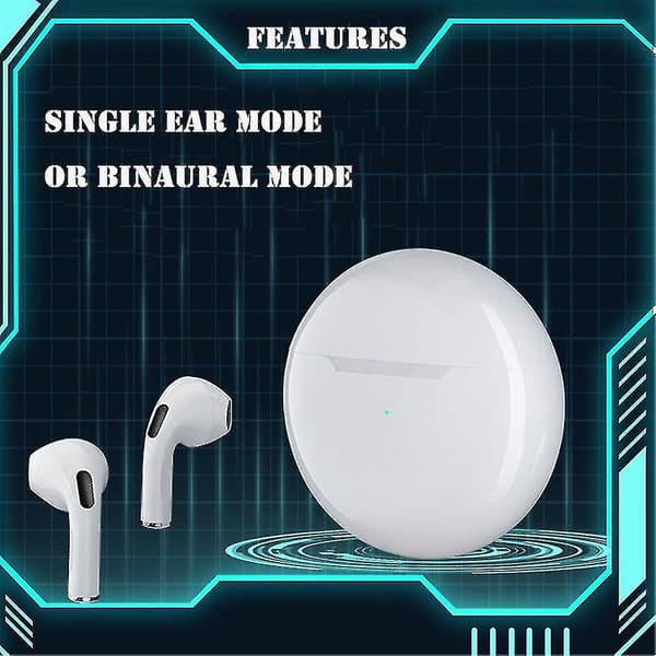 Bluetooth trådløse øretelefoner hovedtelefon stereo Hifi headset Black