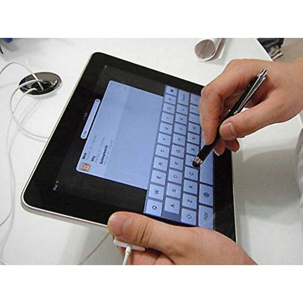 Lätt paket med kapacitiva skärmar Universal Stylus Kapacitiv Pekskärm Stylus Penna för surfplatta Mobiltelefon Slumpmässig färg