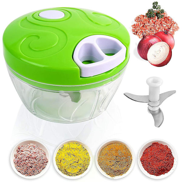 Sipulikutteri 3 terällä Keittiö Manuaalinen Multi Food Chopper
