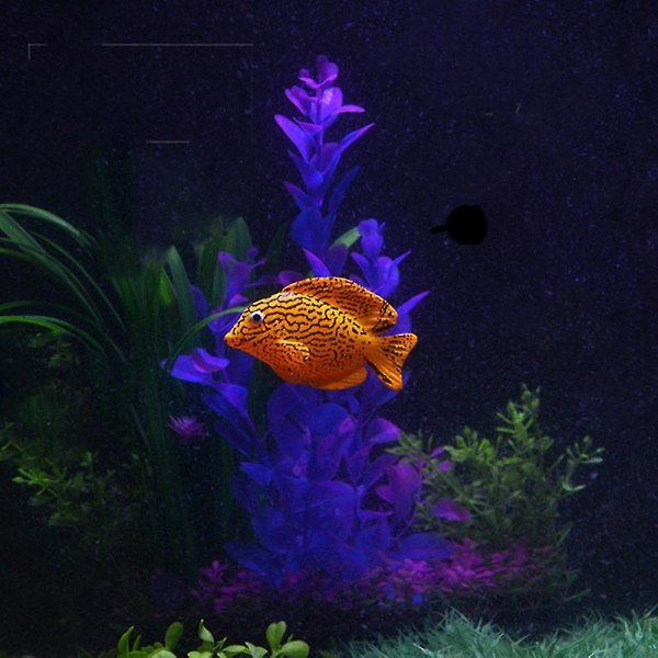 Plast Svømming Faux Fake Gold Fish Aquarium Fish Tank Dekor Orname Gift A