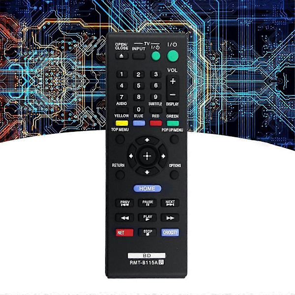 Korvaava -B115A kaukosäädin Blu-Ray DVD-soittimille -S480 -580 -S2100 -S380 -S360 -S560