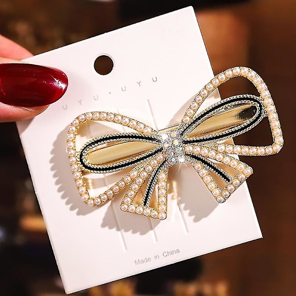 Helmihiusneula Metallilehti Sulka Hiukset Bling Merisiipi Kuori Pins Naisille - 6 Kpl Hopea Vintage Strass Seos Hiukset Leikkeet Hiukset Sivuleike Barret