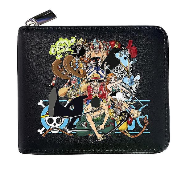 One Piece Animasjon Perifer Glidelås Pu Lommebok #8 Style 16