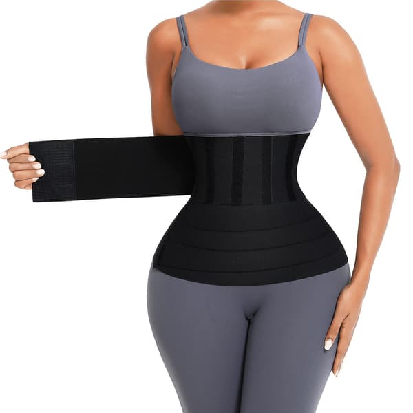 Midjetränare för kvinnor bastubälte magomslag plus size 3m