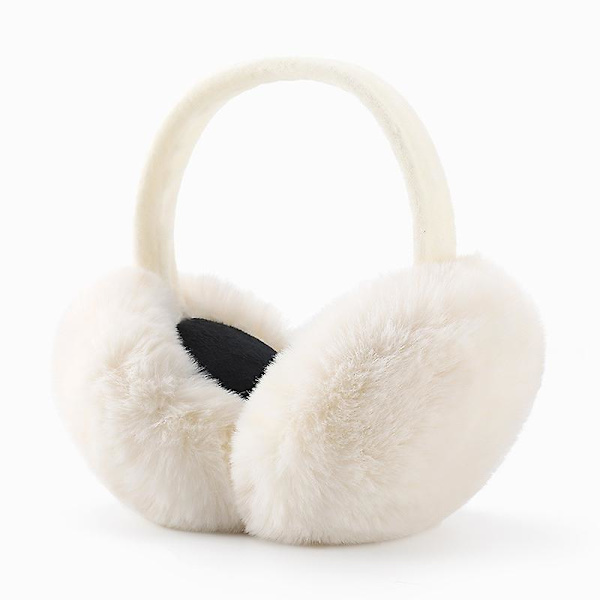 Unisex Tekoturkis Karvalakkis Talvi Lämpö Taitettavat Korvalämmittimet White