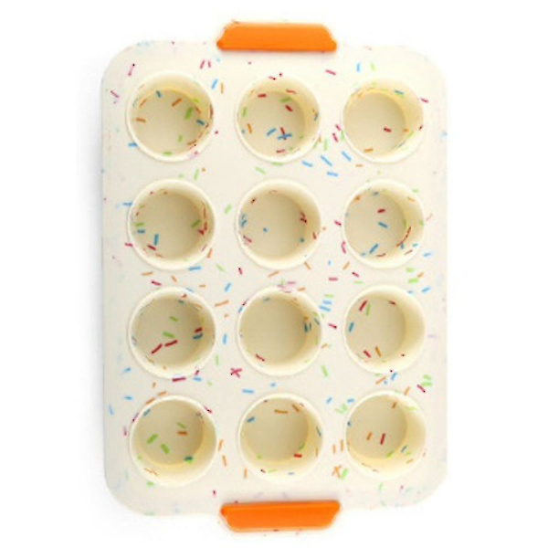 12 Kopper Mini Ostekakeform, Kakeform, Muffinsform Bakeplate