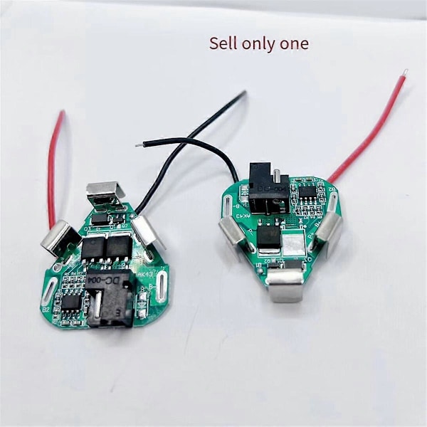 3S BMS 12V Handborr Litiumbatteri Skyddskort 1MOS Plug-in Elverktyg Skyddskort